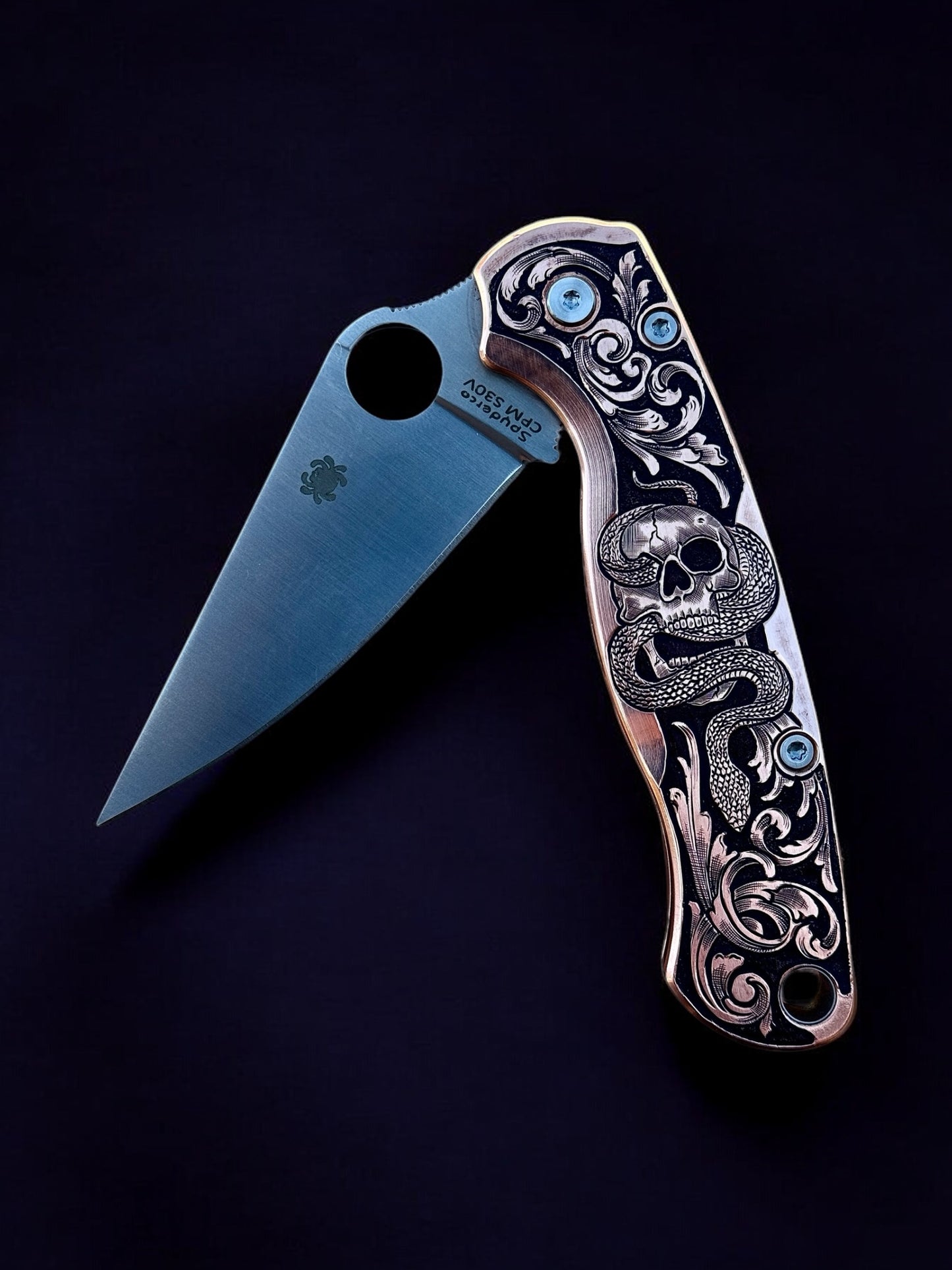 Copper Spyderco Paramilitary 2